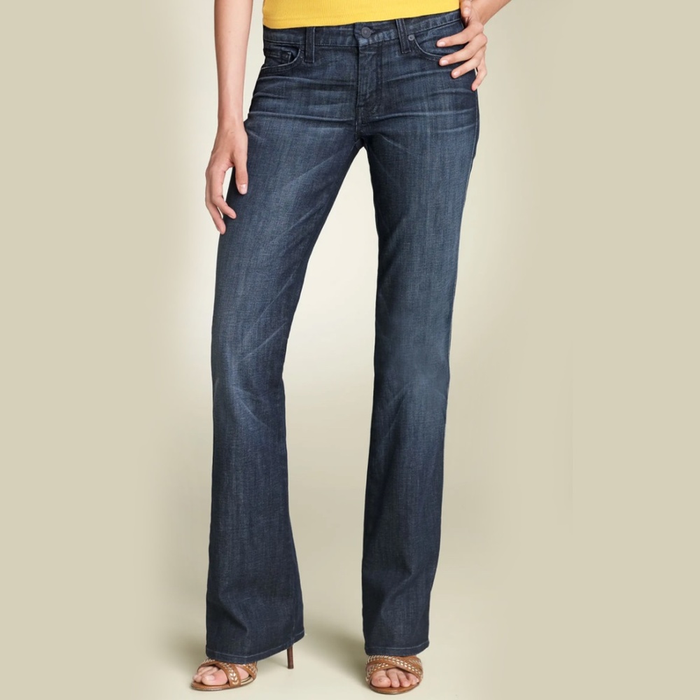 7FAM "A" Pocket Low Rise Bootcut Jean - Picture 2 of 12